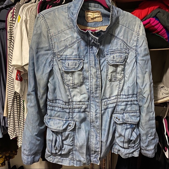 Anthropologie Marrakech chambray jacket - Picture 3 of 8